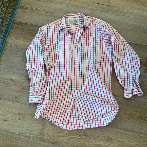 Vintage Abercrombie and Fitch Plaid Buttoned Down - Picture 1 of 8